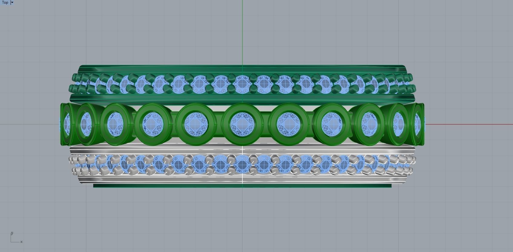 Luxury Wedding Ring 3D Print Model 3D print model_10