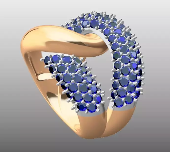 knot ring 3D print model
