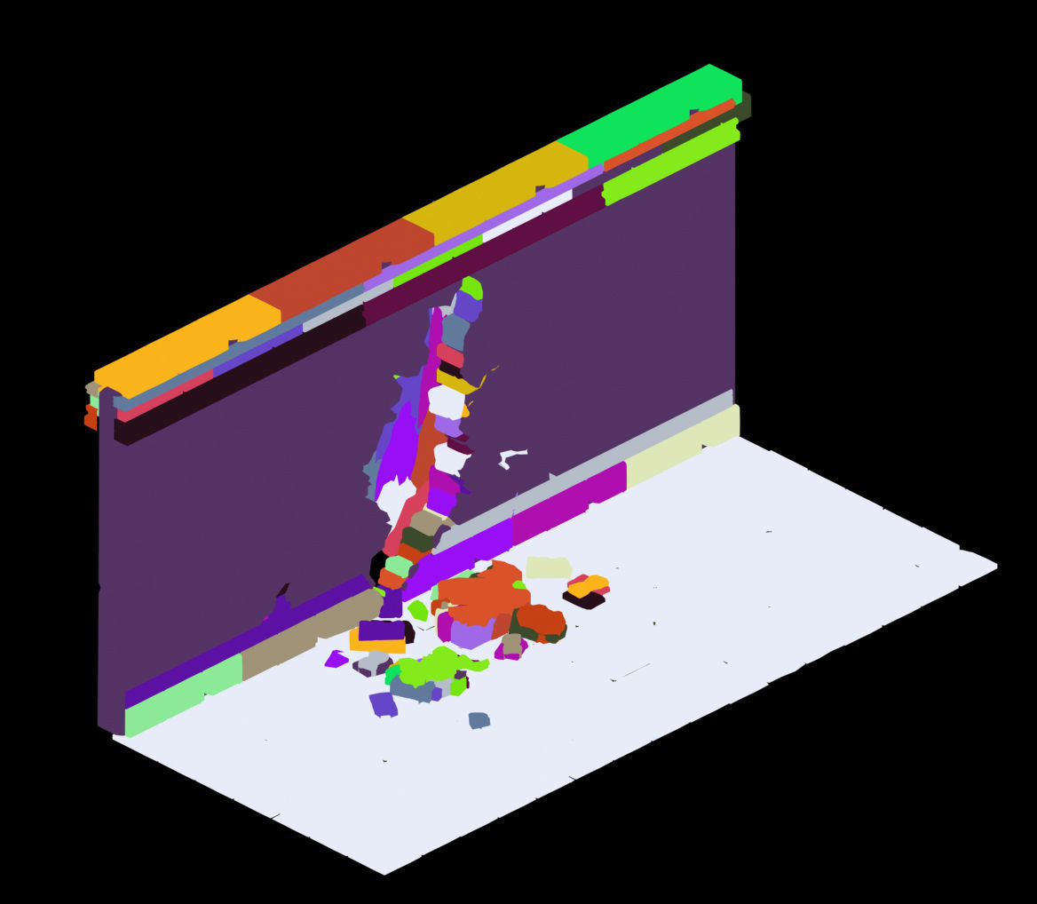 Church Hospital - Wall Break 02 3D model_3