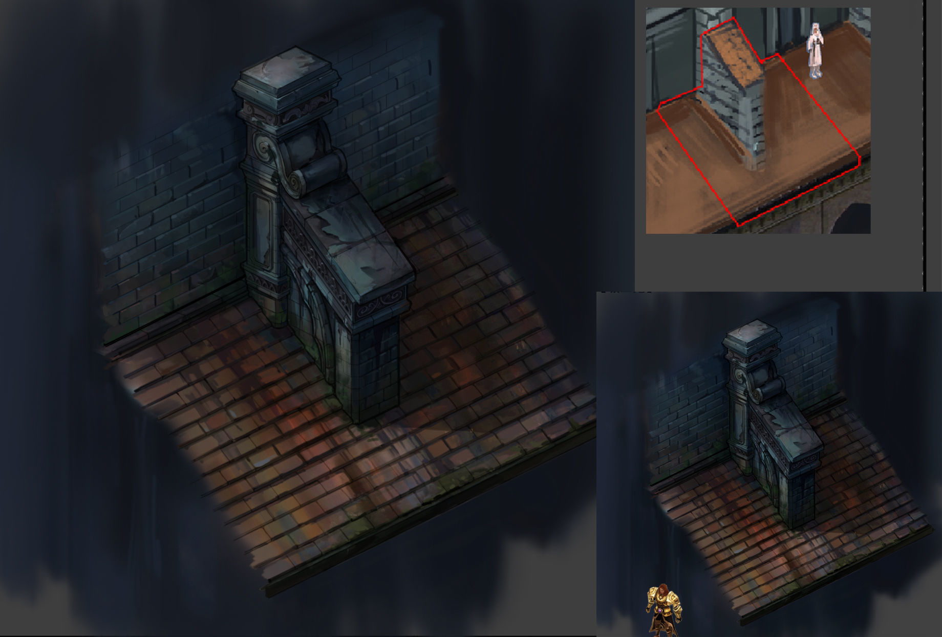 Church Hospital - Roof Decoration 01 3D model_3