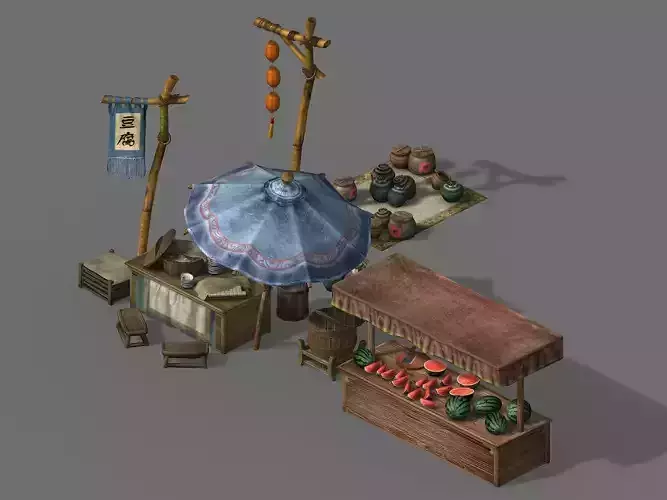 Street small traders - East City bean stalls