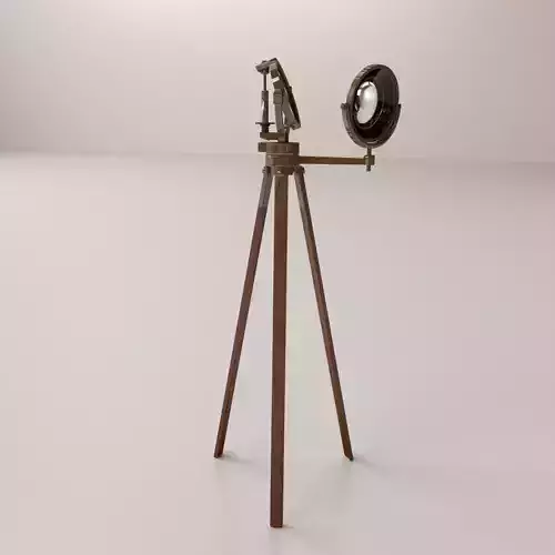 Heliograph vintage tripod lamp at