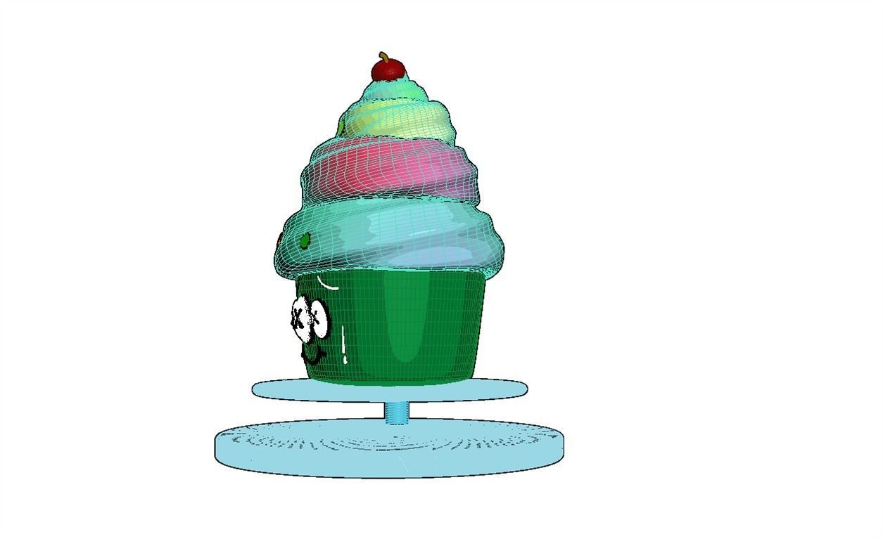 3D ICE CREAM CUTE 3D print model_11