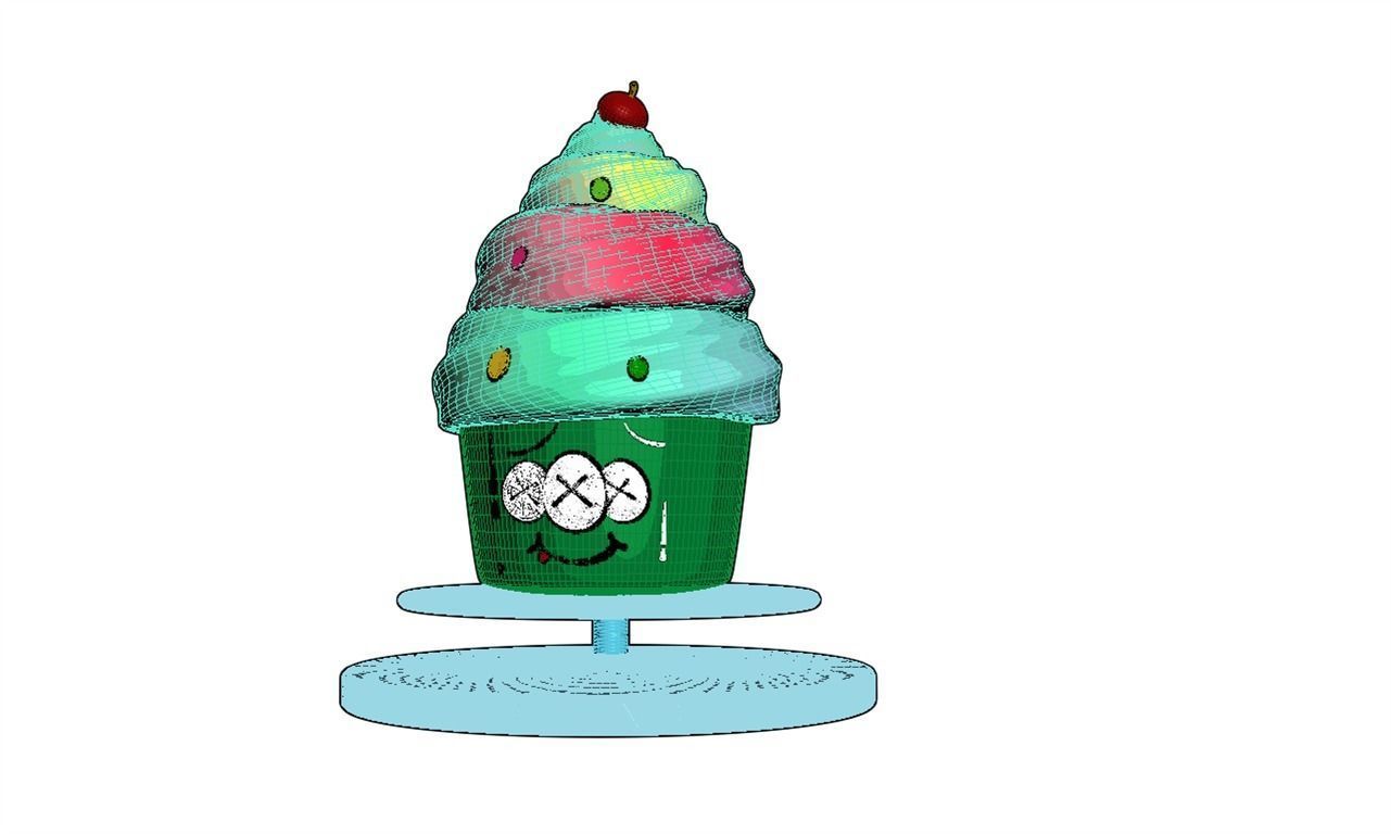 3D ICE CREAM CUTE 3D print model_9
