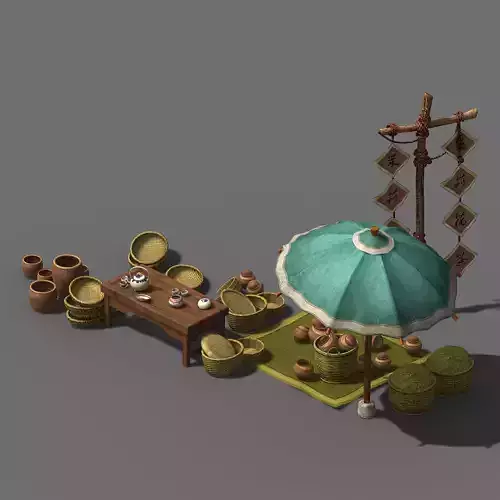 Street small traders - jasmine tea