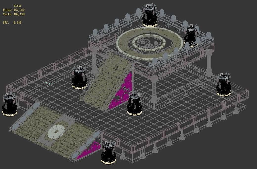 Beijing city planning - high Taiwan altar 3D model_3