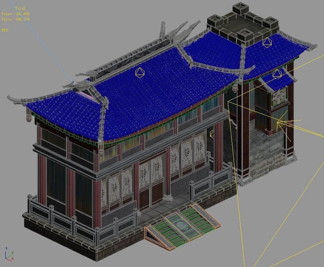 Capital city planning - ordinary residential 3D model_2