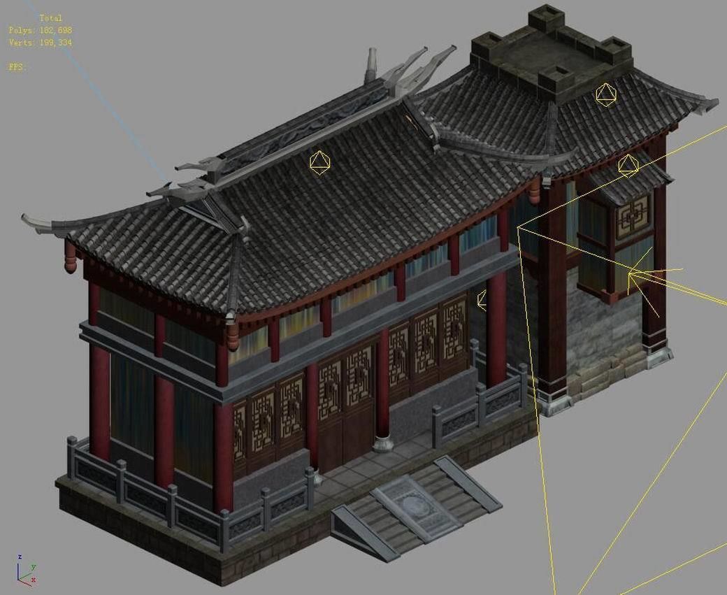 Capital city planning - ordinary residential 3D model_1