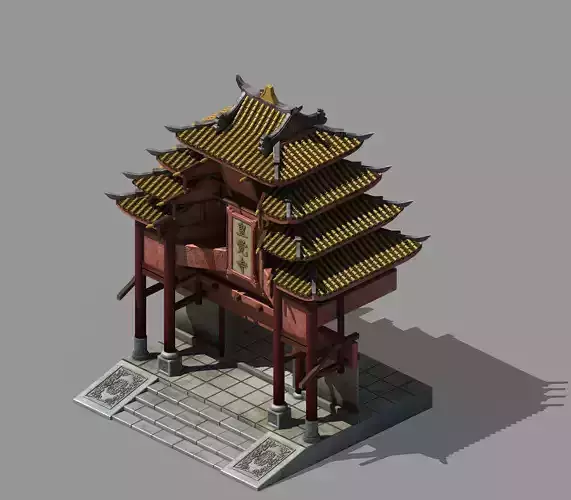 Capital city planning - temple gate