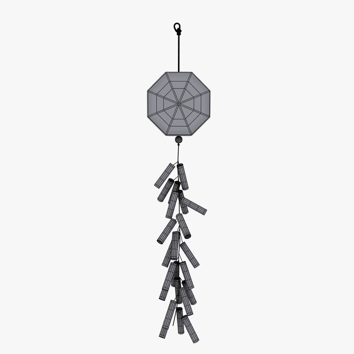 Chinese New Year Firecracker 3D model_6