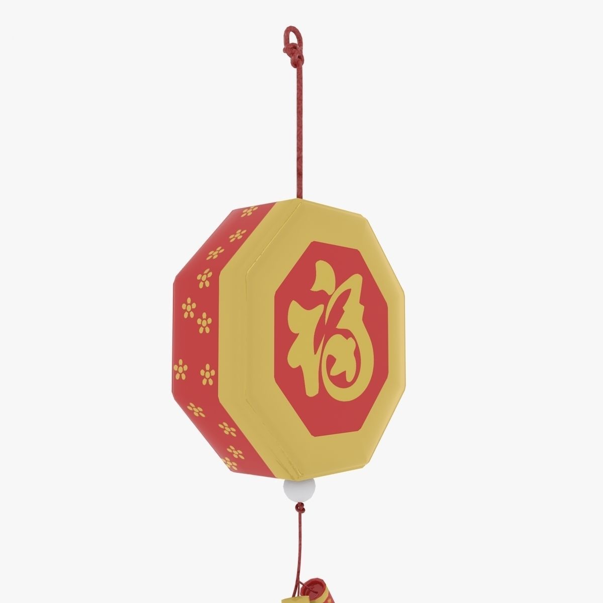 Chinese New Year Firecracker 3D model_2