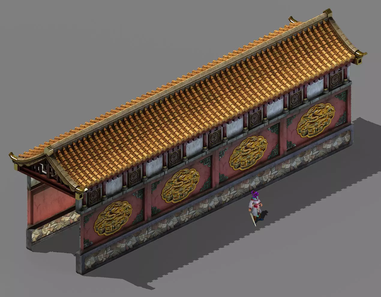 Capital city planning - corridor 3D model_0