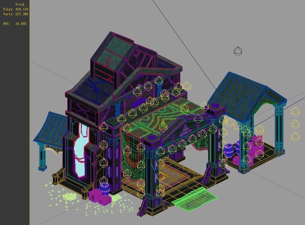 Dragon Lair - House 01 3D model_6