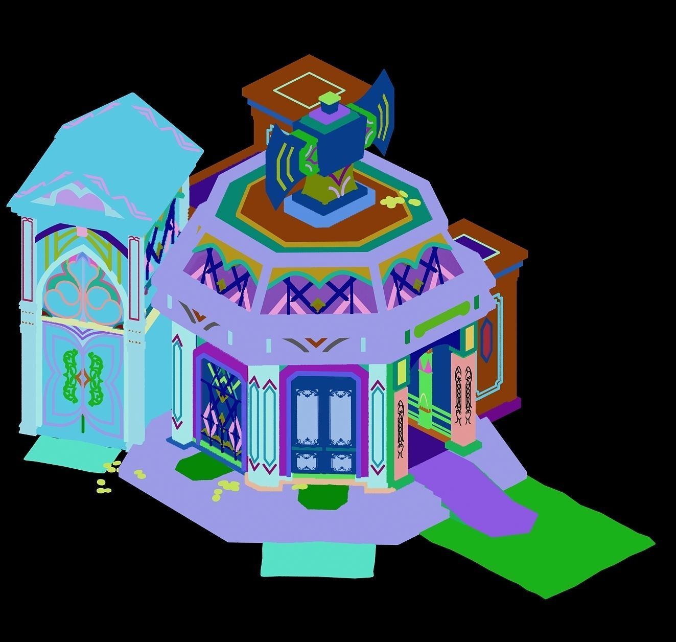 Dragon lair - gorgeous house VIP 3D model_3