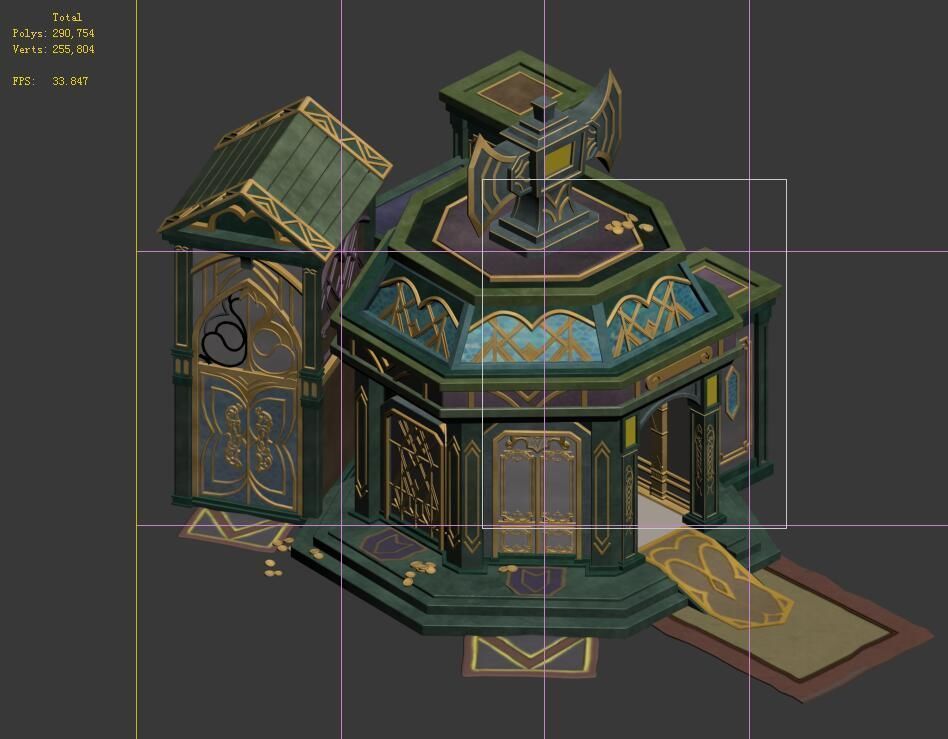 Dragon lair - gorgeous house VIP 3D model_4