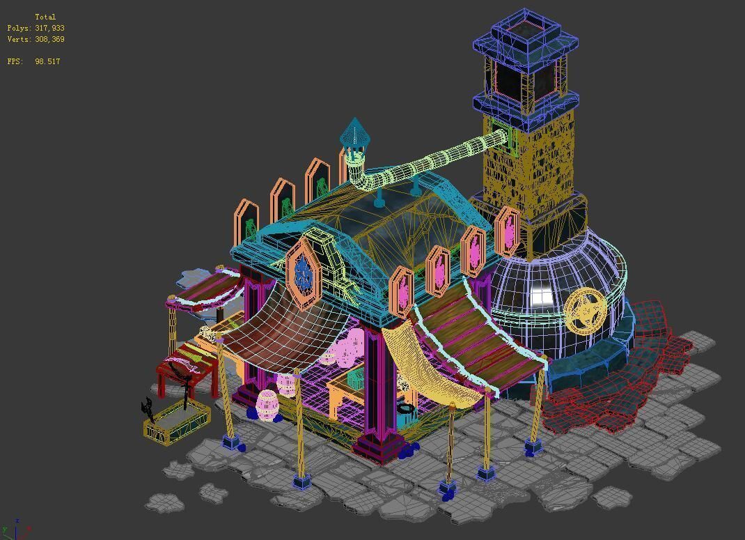 Dragon Lair - Blacksmith Shop 01 3D model_3