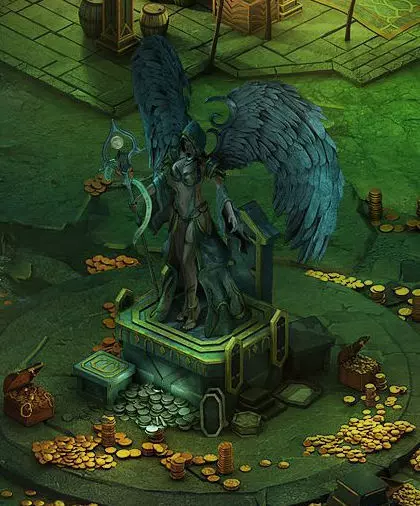 Dragon Lair - War Goddess Curse 3D model