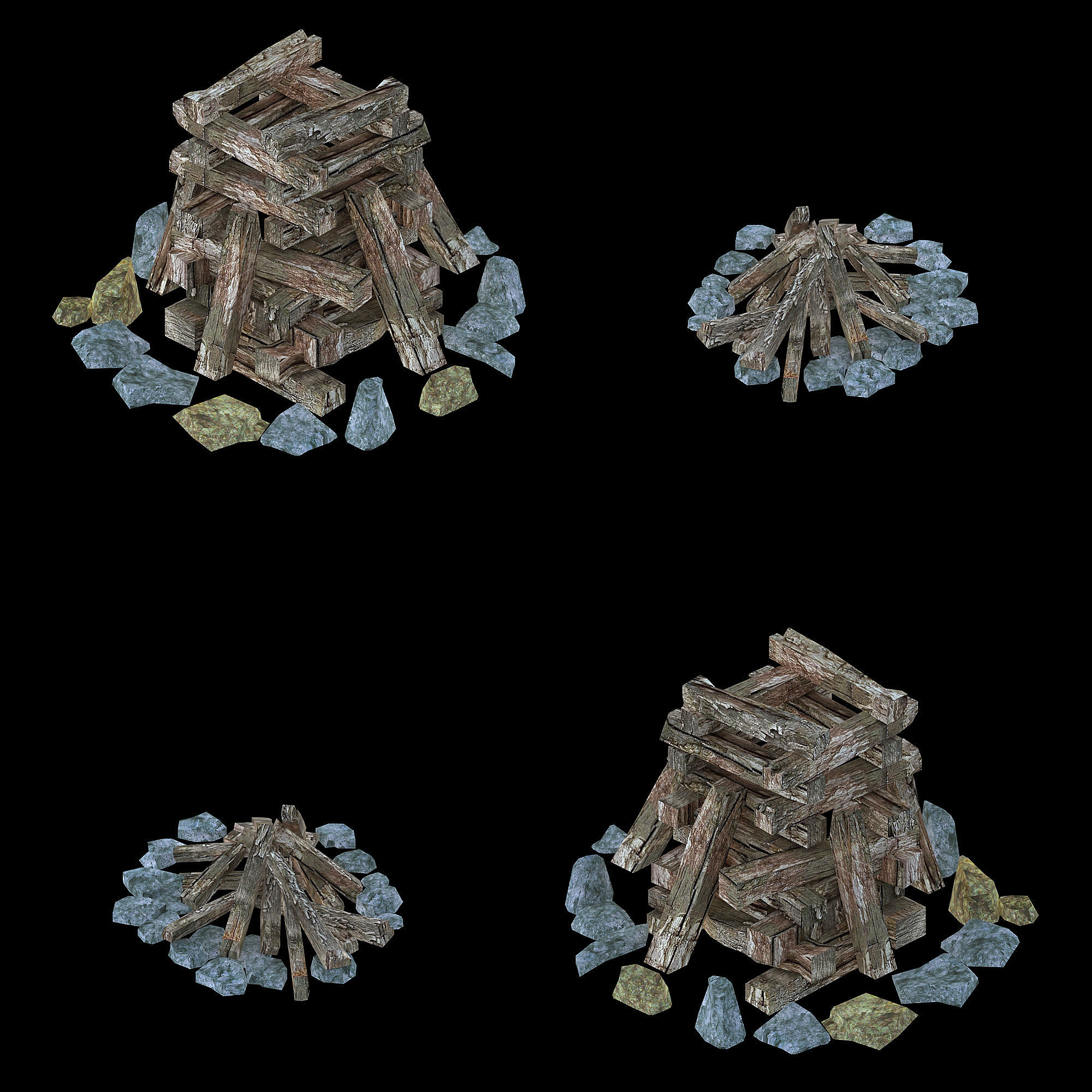 Barracks - Fire Camp 3D model_1