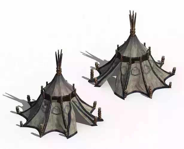 Barracks Buildings - Tents 033