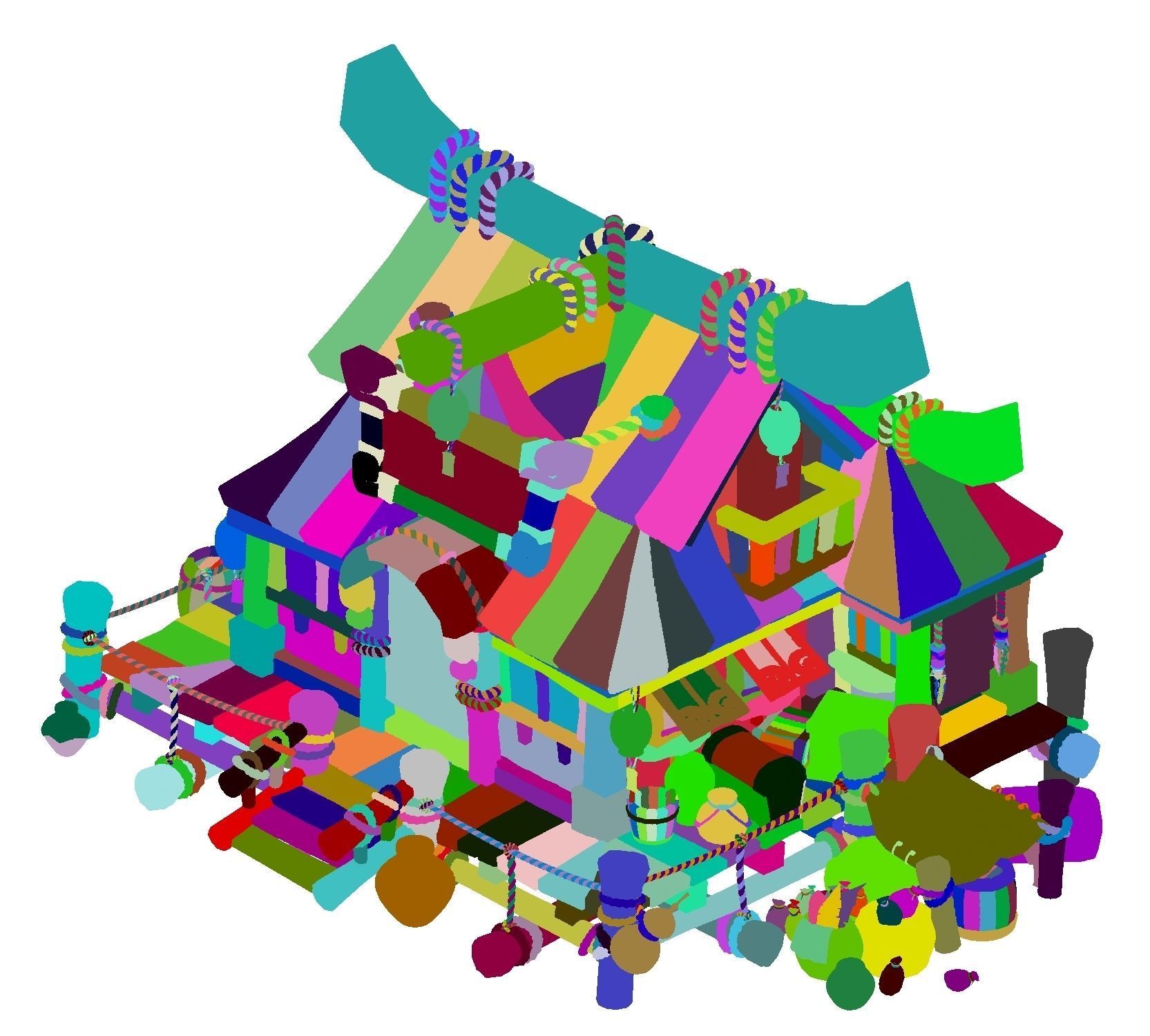 Cartoon City - pawnshop 271 3D model_2