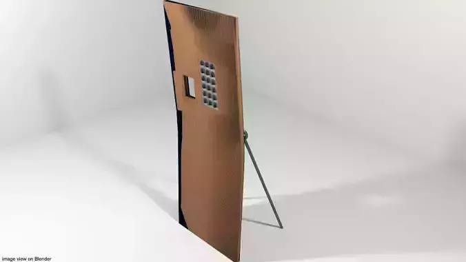 Personal Armor Shield - Medieval Pavise 3D model