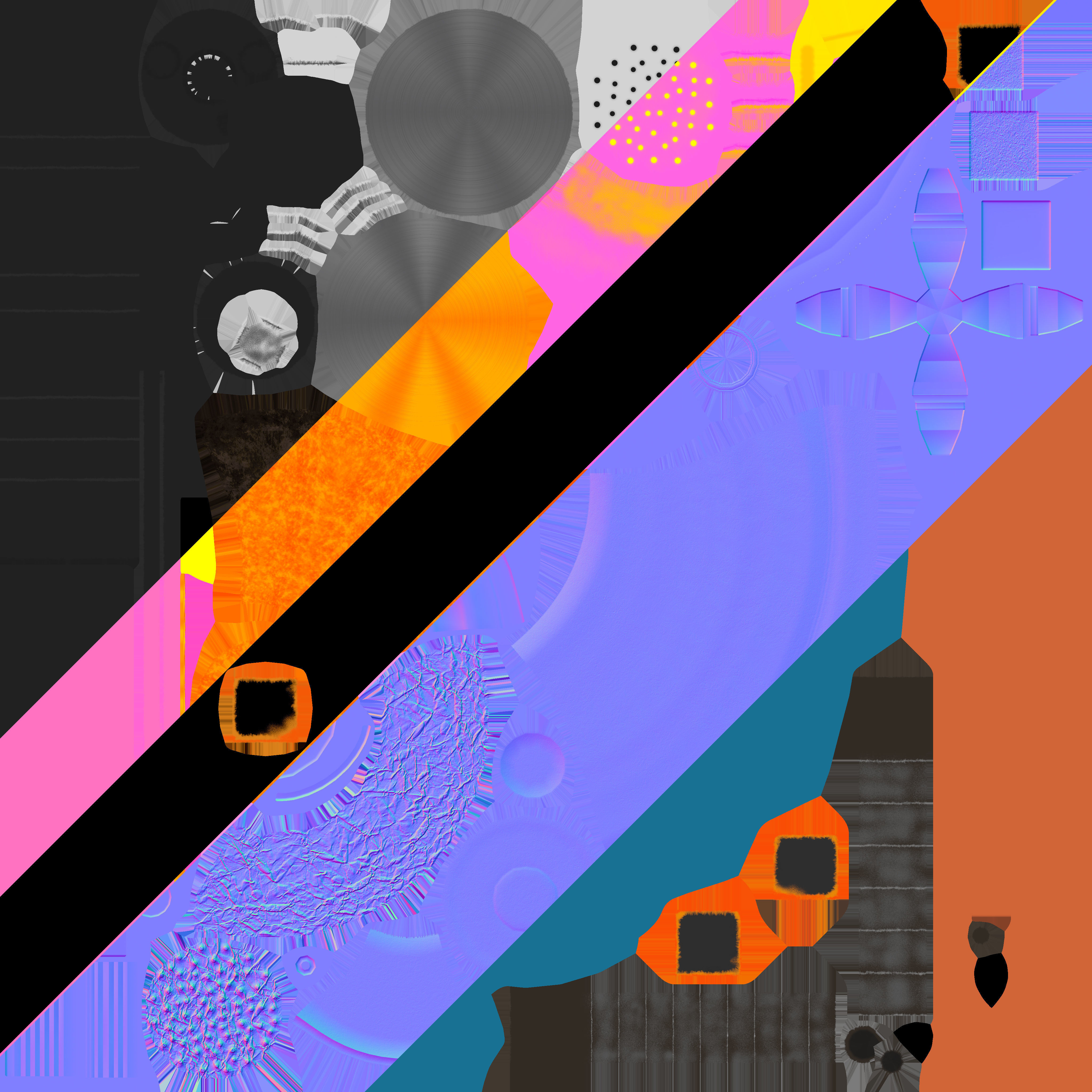 Hookah pbr pack low-poly Low-poly 3D model_18