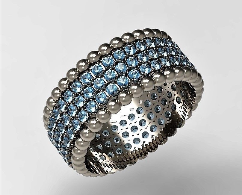 Three way eternal Ring 3D print model_6