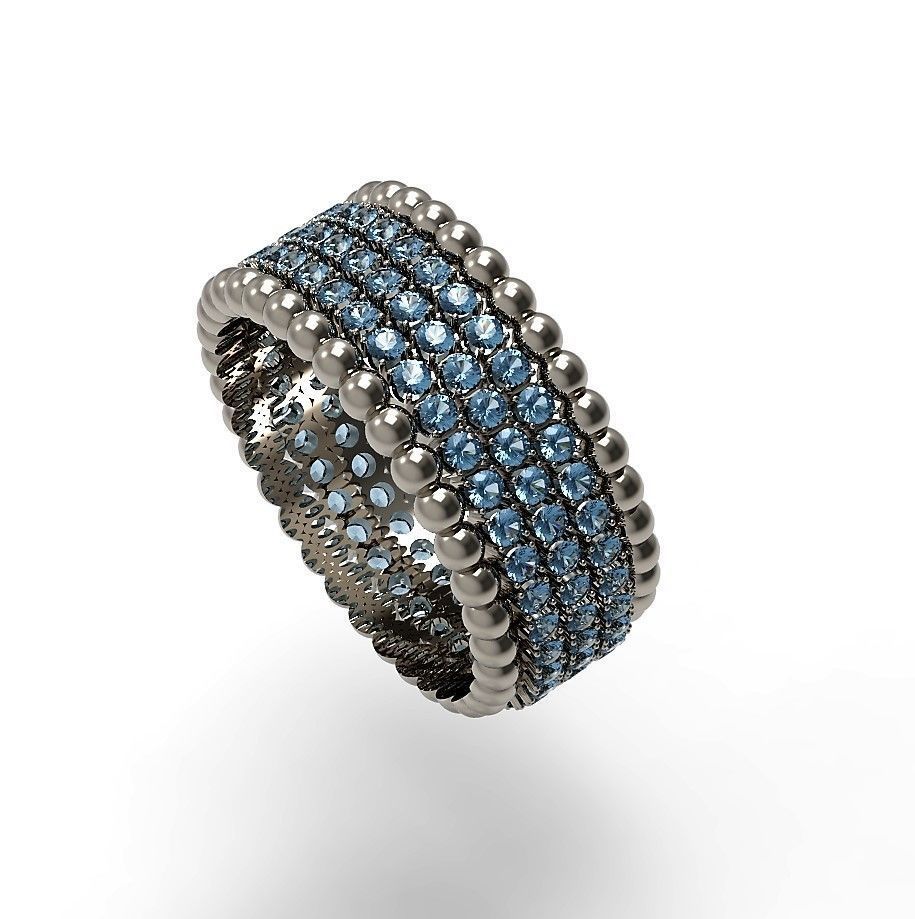 Three way eternal Ring 3D print model_2