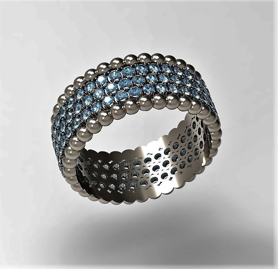 Three way eternal Ring 3D print model_1