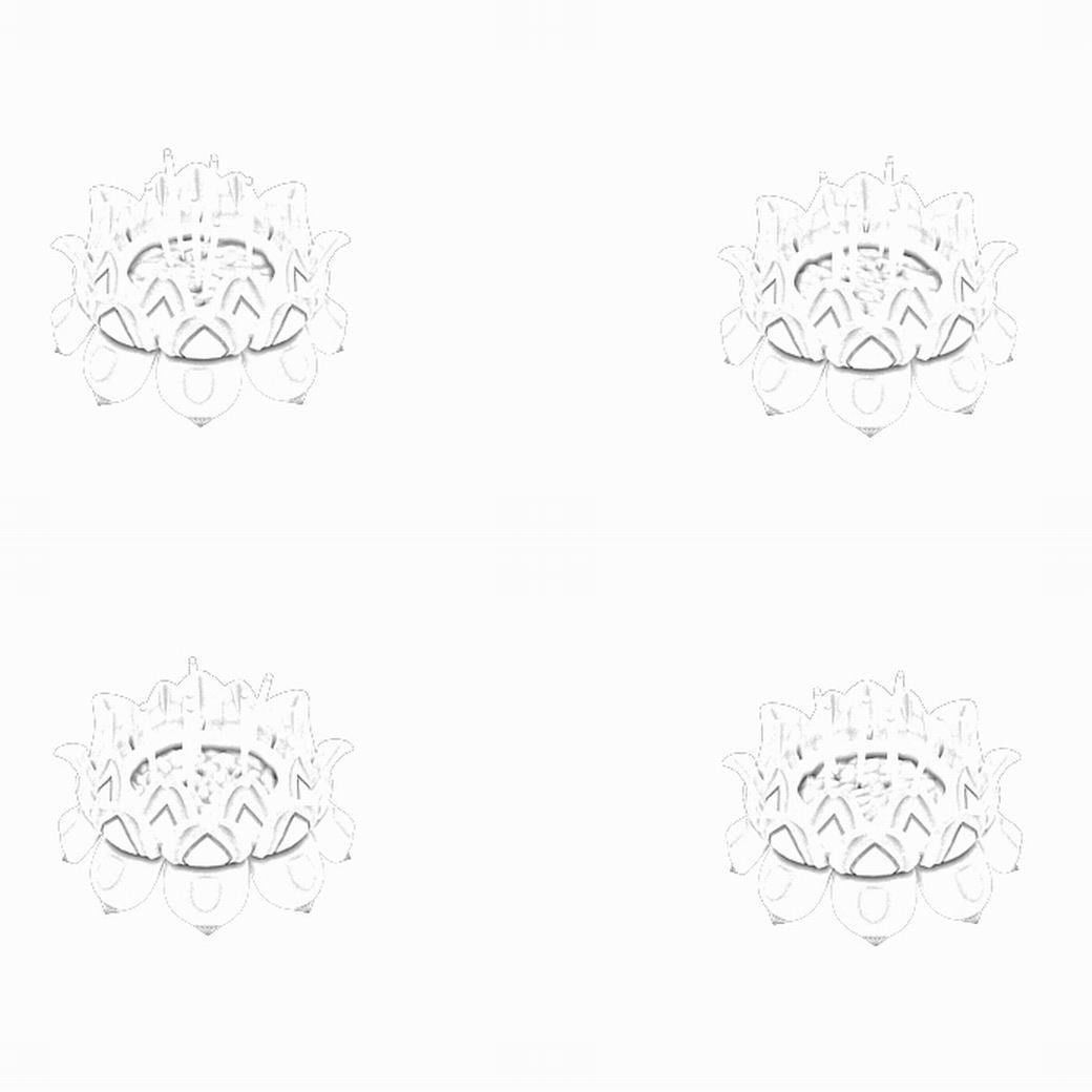 Lee pagoda - lotus worship censer 3D model_1