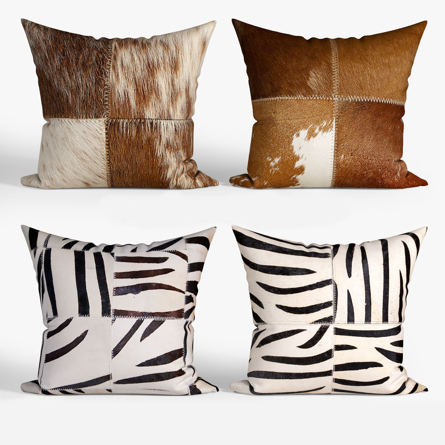25 Decorative set pillow Low-poly 3D model_3