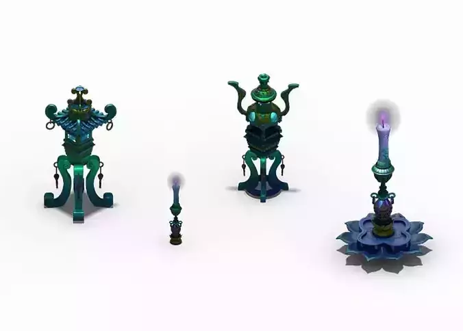 Lee pagoda - sixth floor candle - incense burner