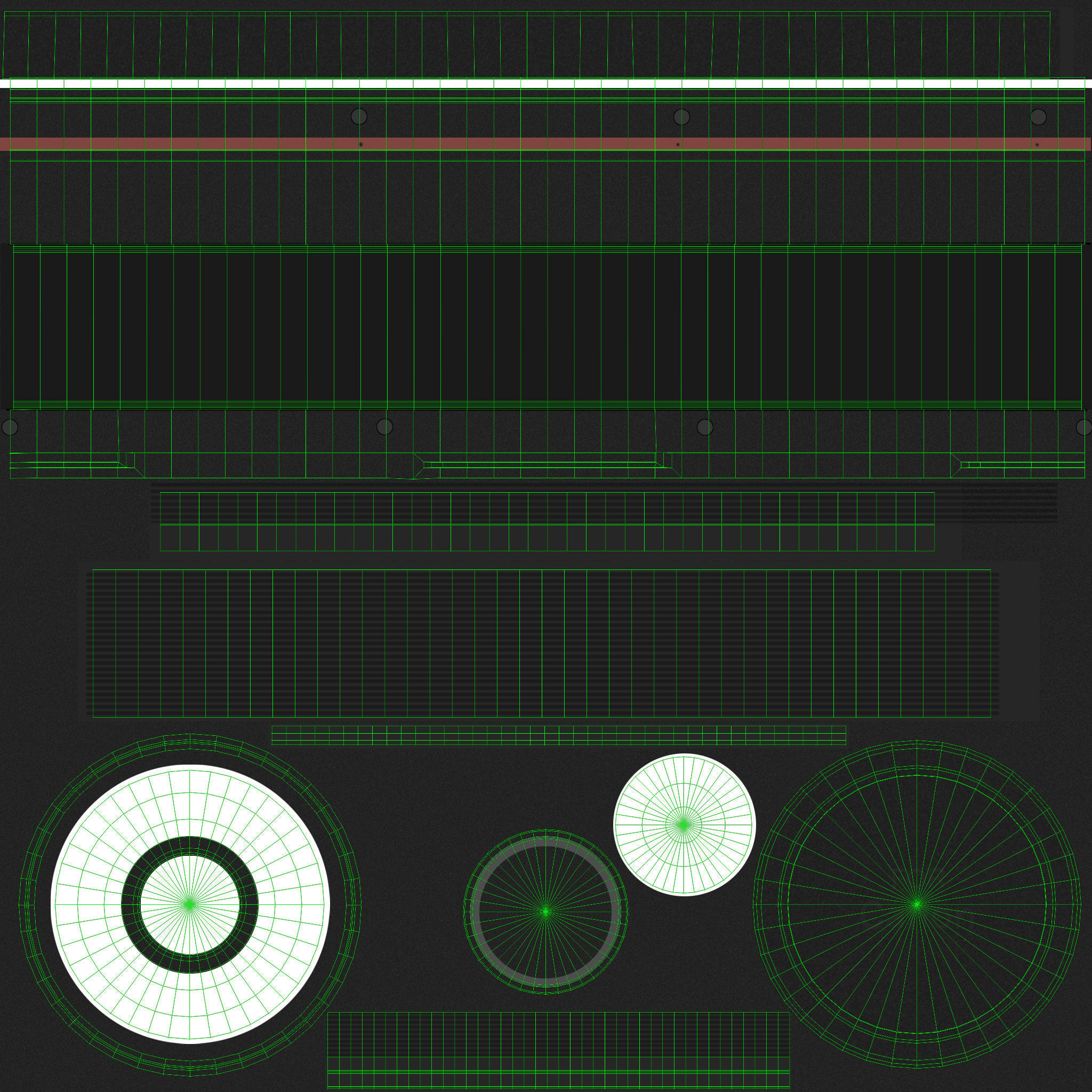 Rokinon Reflex 300mm f6-3 ED UMC CS Lens Low-poly 3D model_13