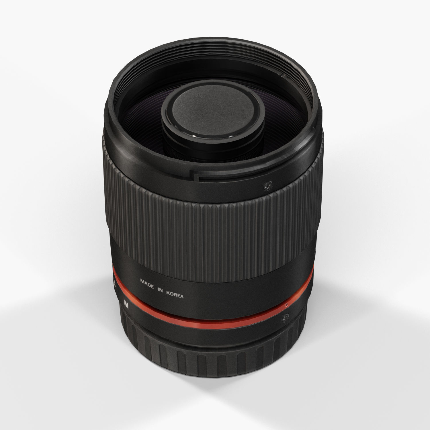 Rokinon Reflex 300mm f6-3 ED UMC CS Lens Low-poly 3D model_5