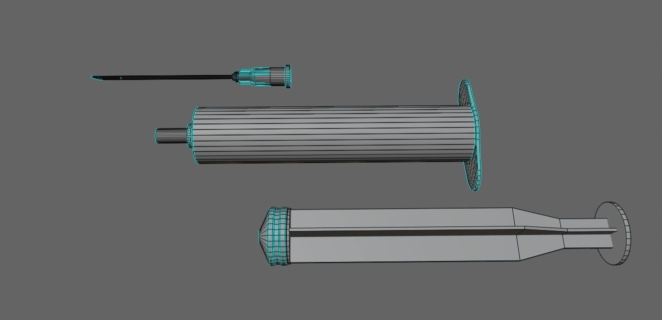 Syringe 10ml - Injection - Seringa - Injecao  3D model_8