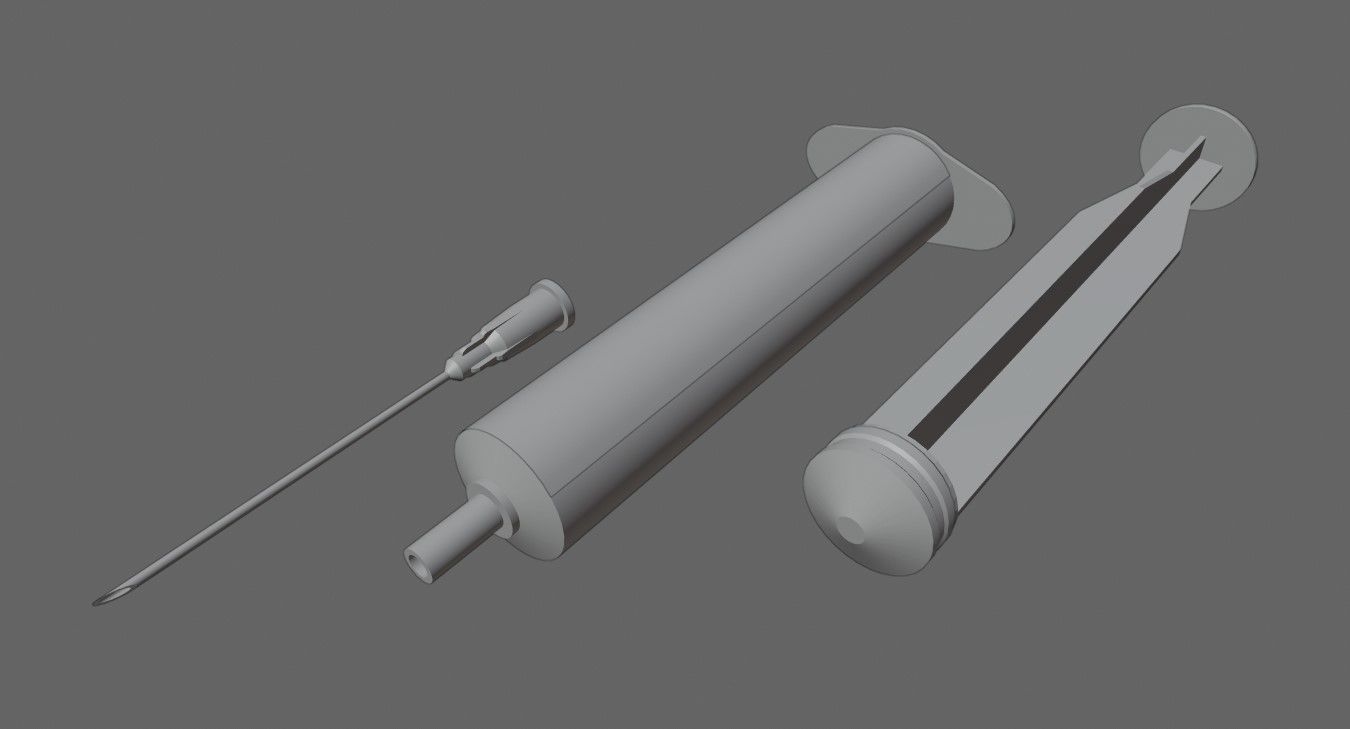 Syringe 10ml - Injection - Seringa - Injecao  3D model_7