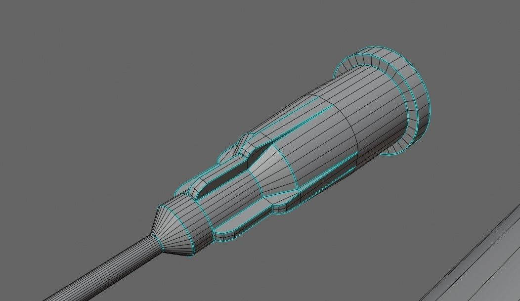 Syringe 10ml - Injection - Seringa - Injecao  3D model_11