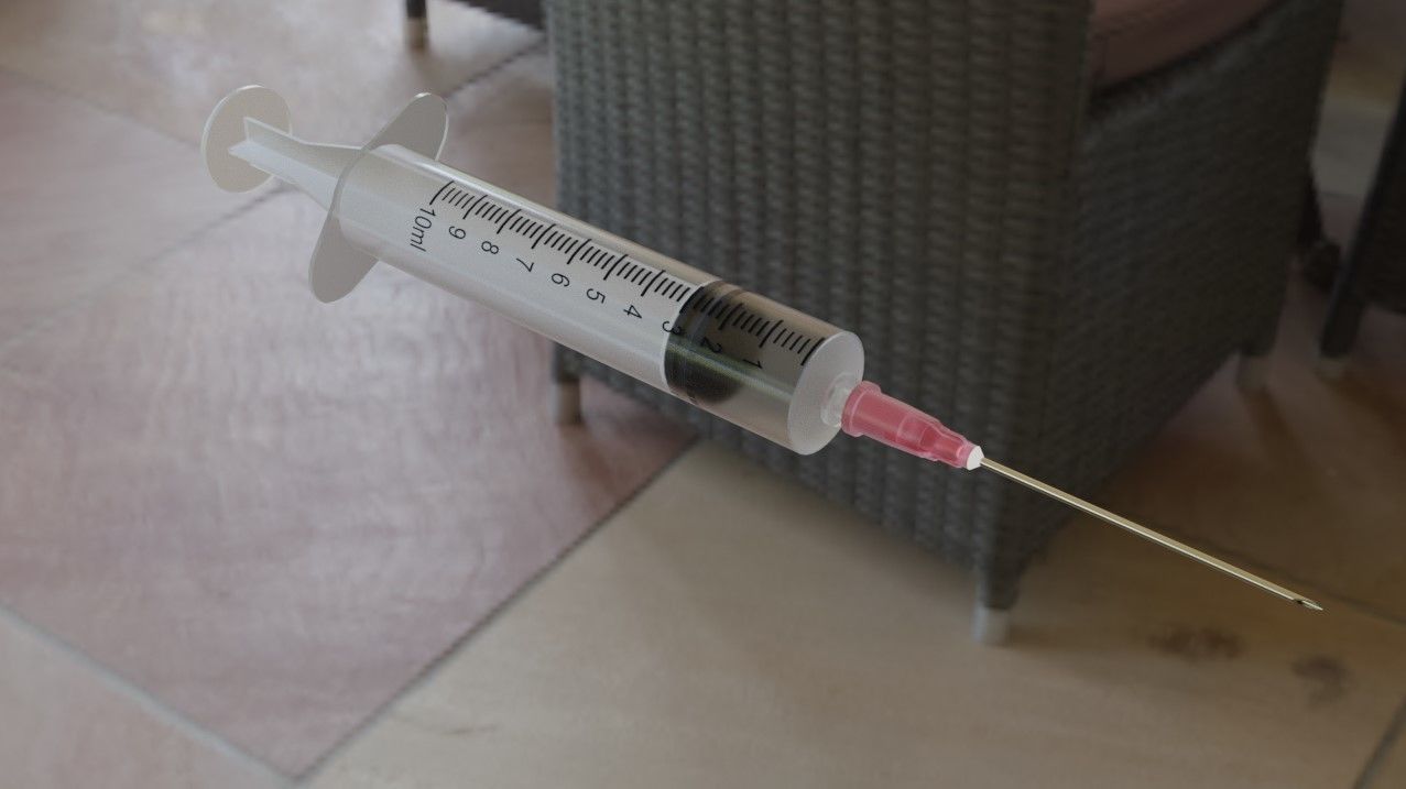 Syringe 10ml - Injection - Seringa - Injecao  3D model_2