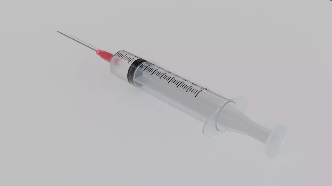 Syringe 10ml - Injection - Seringa - Injecao  3D model_0