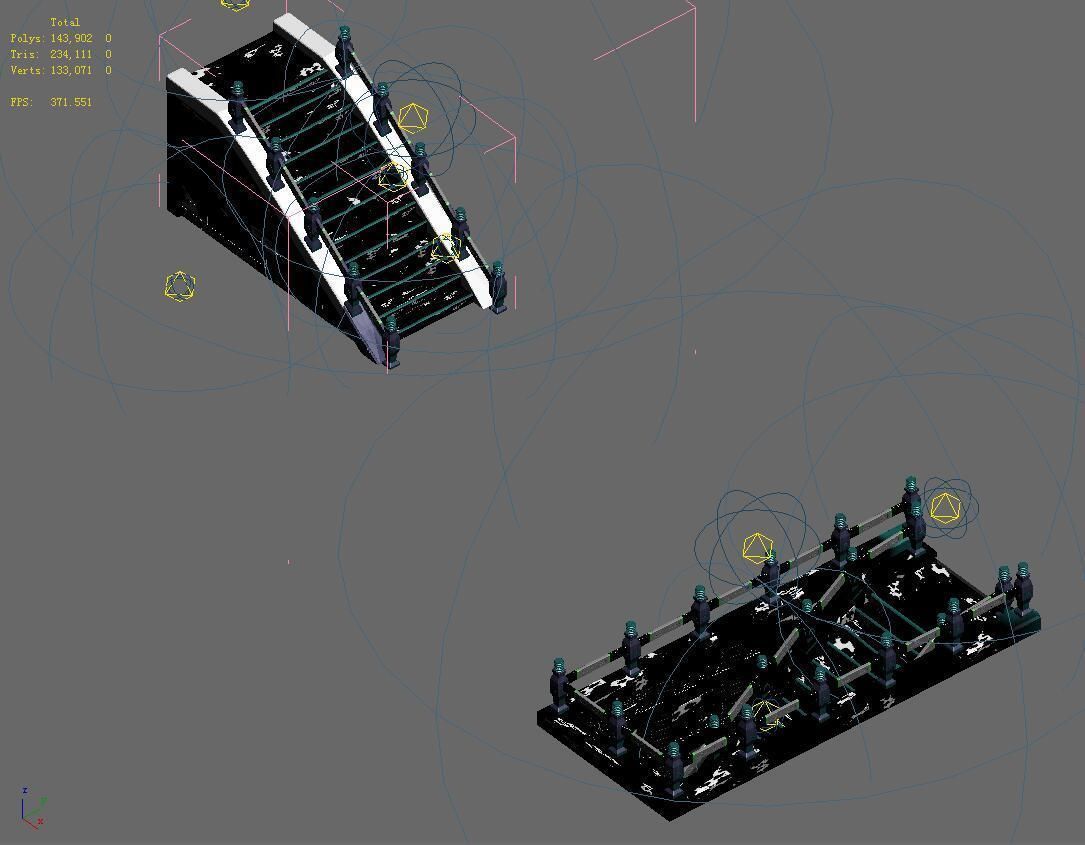 Lei pagoda - stairs 06 3D model_3