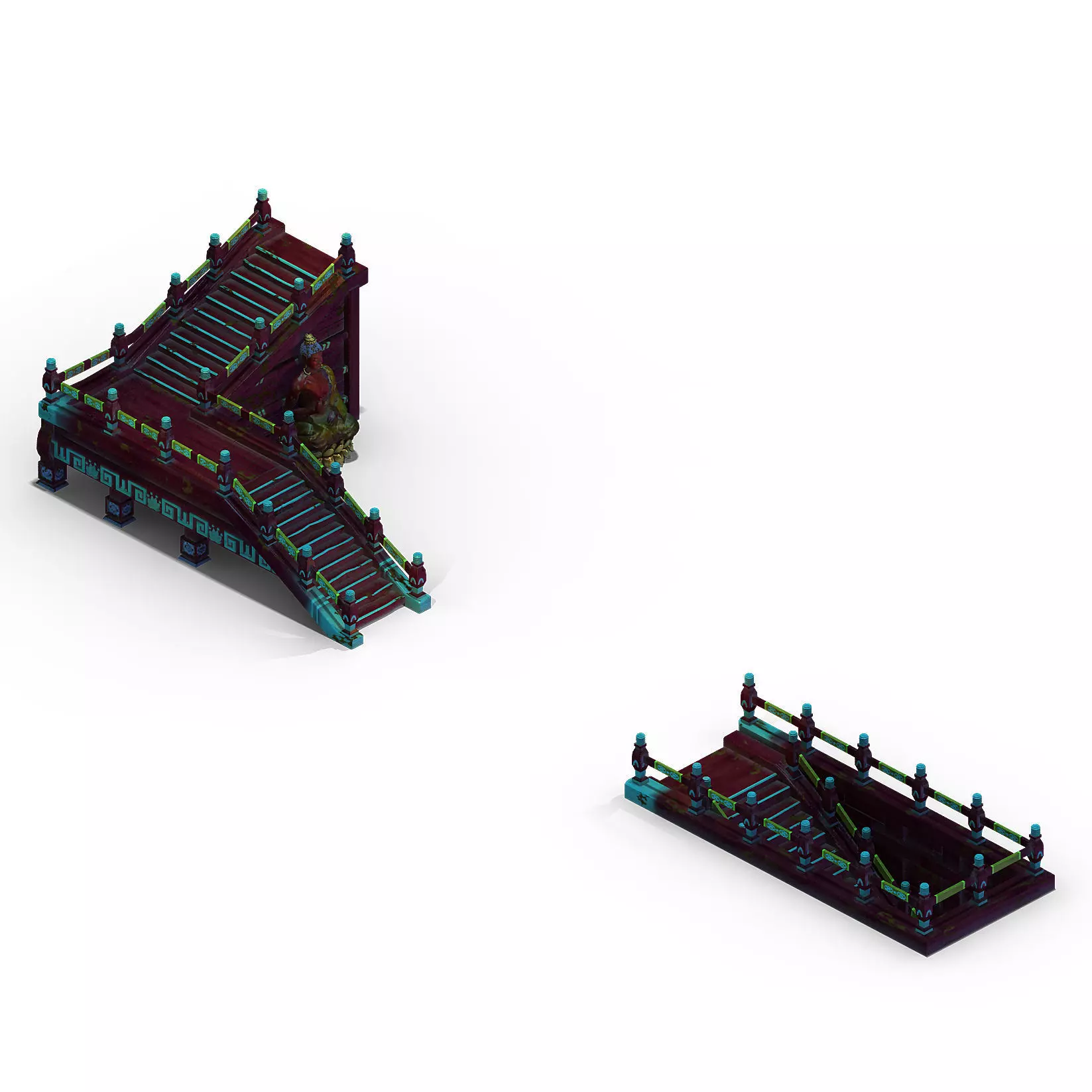 Lei pagoda - stairs 07 3D model_0
