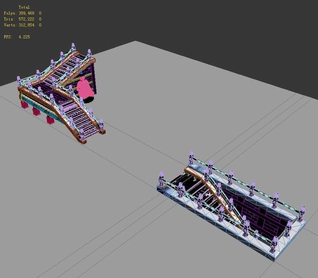 Lei pagoda - stairs 07 3D model_1