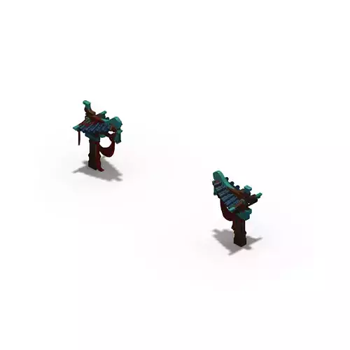 Lee pagoda - staircase door