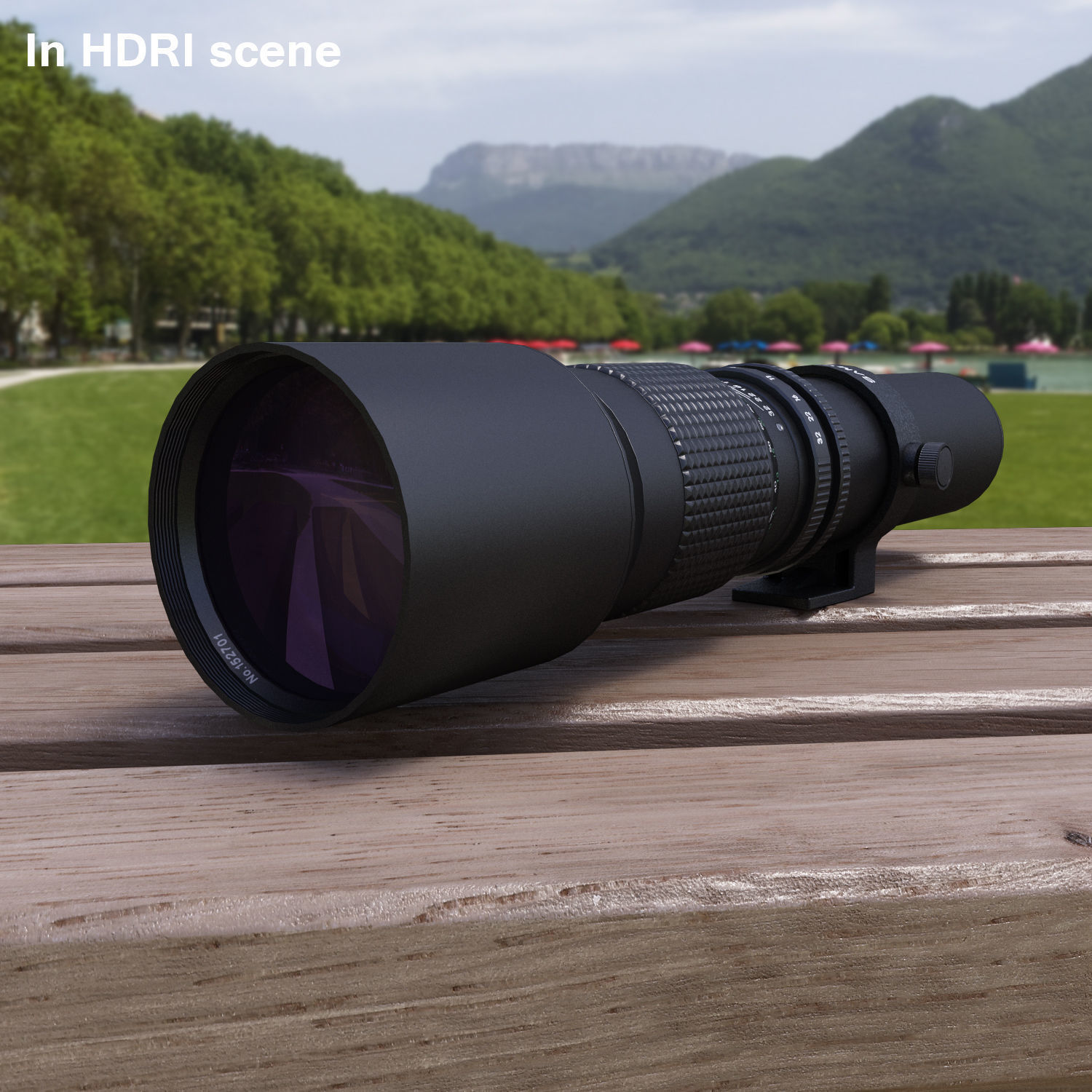 Samyang 500mm f8-0 Manual Focus Telephoto T-Mount Lens Low-poly 3D model_10