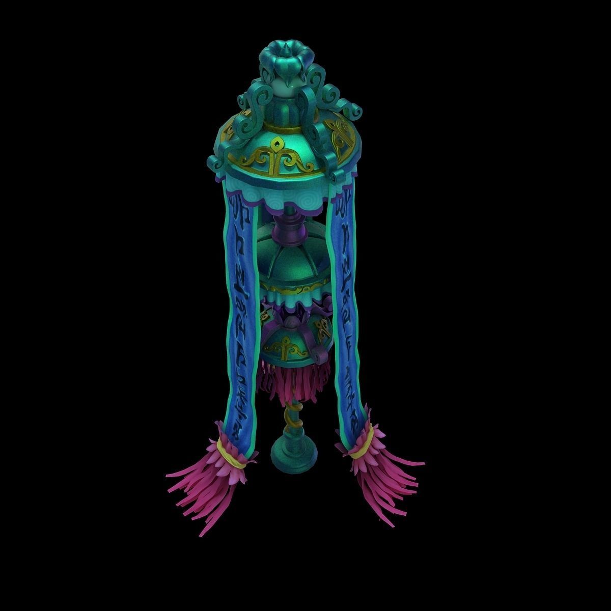 Lee pagoda - fifth floor debris - banner 3D model_2