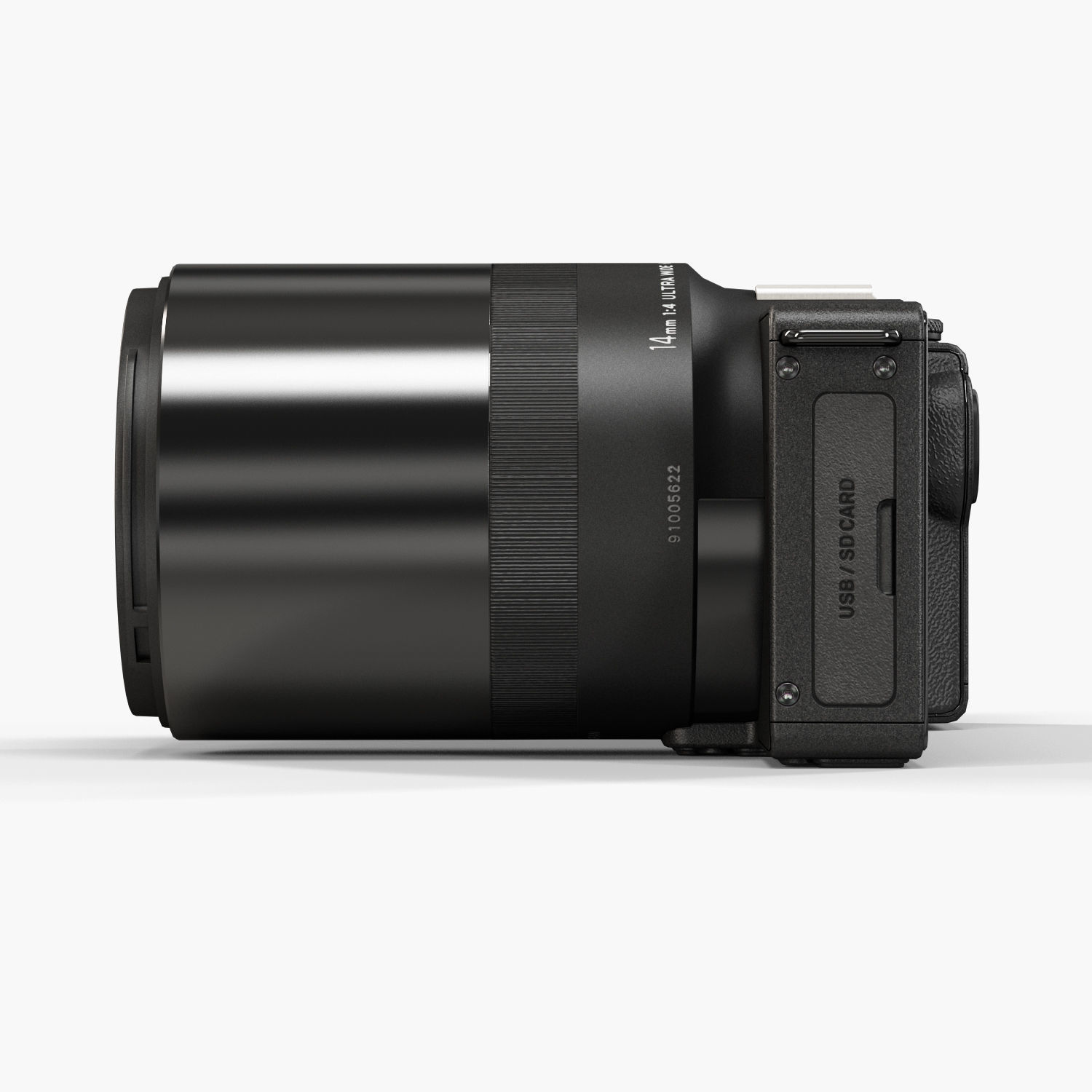 Sigma dp0 Quattro bridge digital camera Low-poly 3D model_5