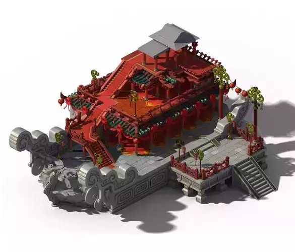 Lin an City - Building outside the building