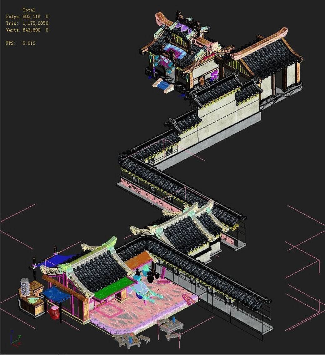 Lin an City - residential 3D model_9
