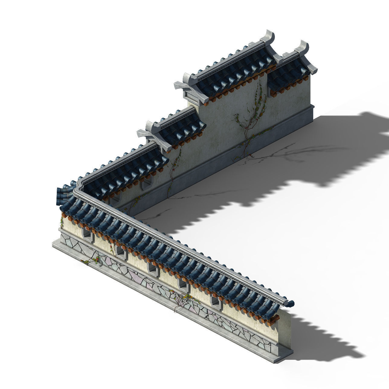 Lin an City - residential 3D model_6