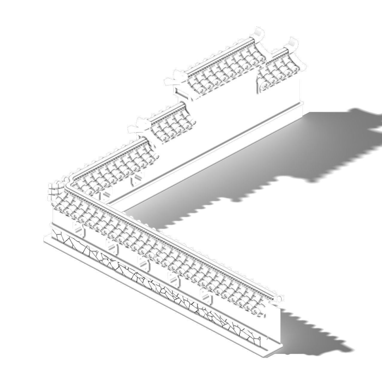 Lin an City - residential 3D model_7